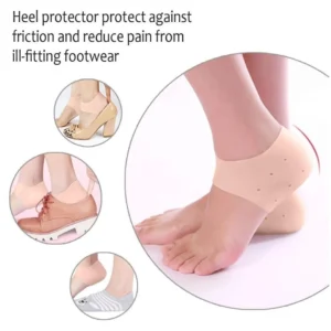 Silicone Heel Socks for Dry Heels